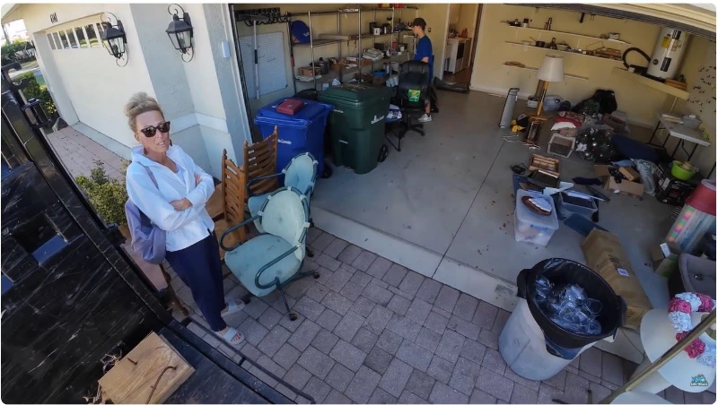Cluttered home before residential junk removal — Peoria IL