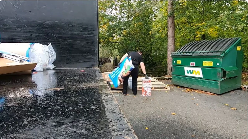 Commercial junk removal activity in Peoria, IL — RiverCity Junk Removal